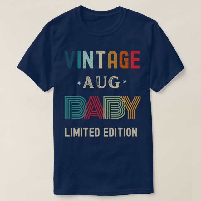 August Birthday Gift T-Shirt (Design Front)