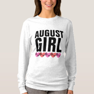 AUGUST BIRTHDAY GIRL T-Shirts Tees