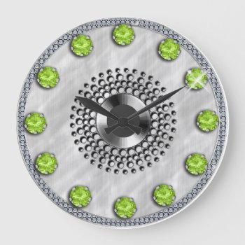 August Birthday Large Clock by iiphotoArt at Zazzle