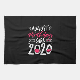August Birthday Quarantine Gift Women Her Girl Leo Kitchen Towel