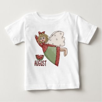August Country Angel Design Baby T-Shirt