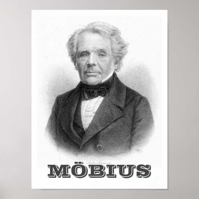 August Ferdinand Möbius Poster (Front)