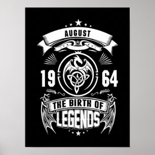 August Gift   1964 The Birth Of The Legends Poster