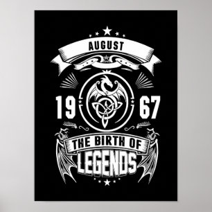 August Gift 1967 The Birth Of The Legends Poster