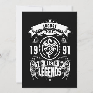 August Gift   1991 The Birth Of The Legends Holiday Card