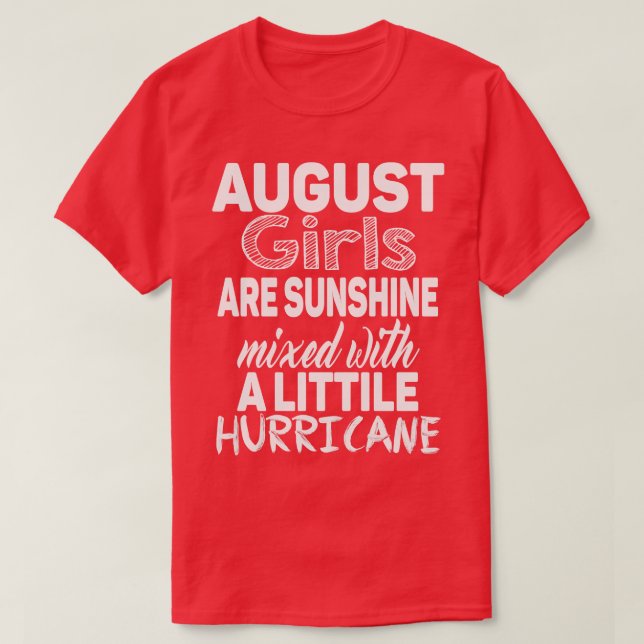 August Girls T-Shirt (Design Front)