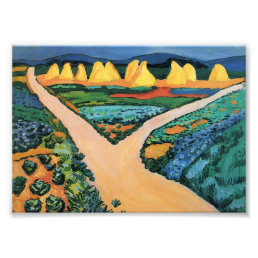 August Macke artwork, Vegetable Fields Photo Print