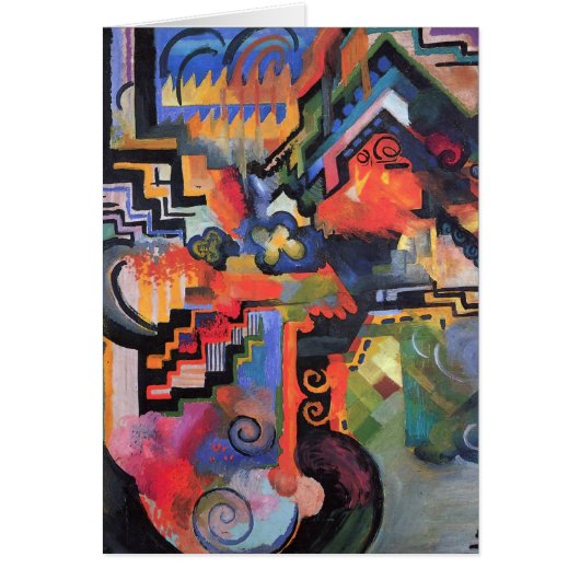 August Macke - Colored Composition Cards (Front)