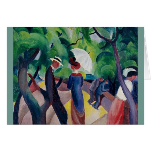 August Macke Promenade Cards (Front Horizontal)