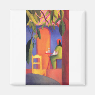 August Macke - Turkish Cafe 1914 Türkisches Café Magnet