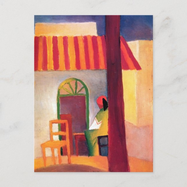 August Macke - Turkish Cafe I Postcard (Front)