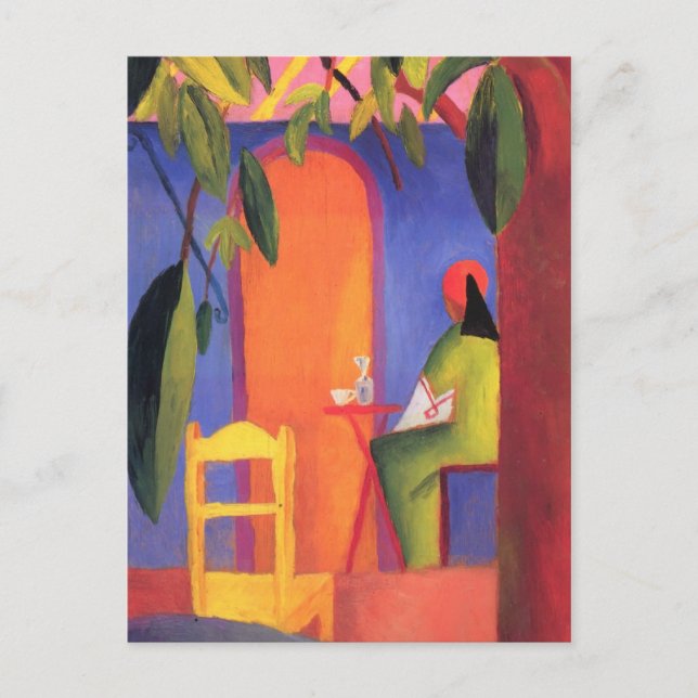 August Macke - Turkish Cafe II Postcard (Front)