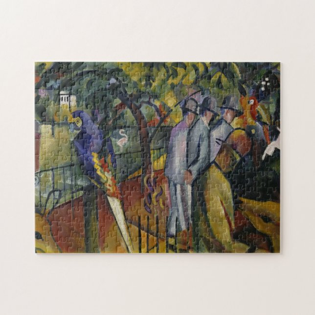 August Macke | Zoological Garden I Jigsaw Puzzle (Horizontal)