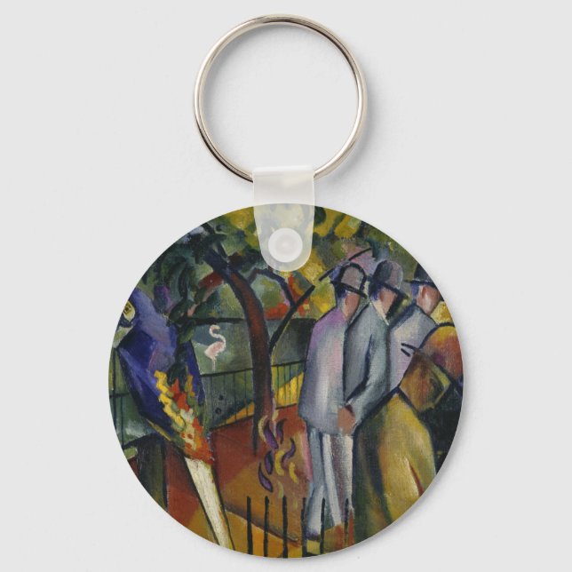 August Macke | Zoological Garden I Keychain (Front)