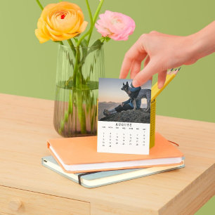 August Moments: Portrait Easel Calendar 2026 Holder