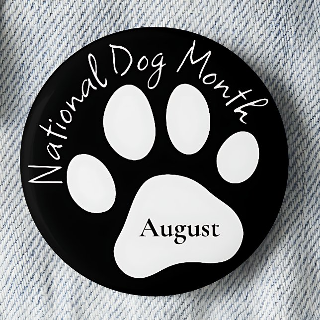 August National Dog Month Button (Creator Uploaded)