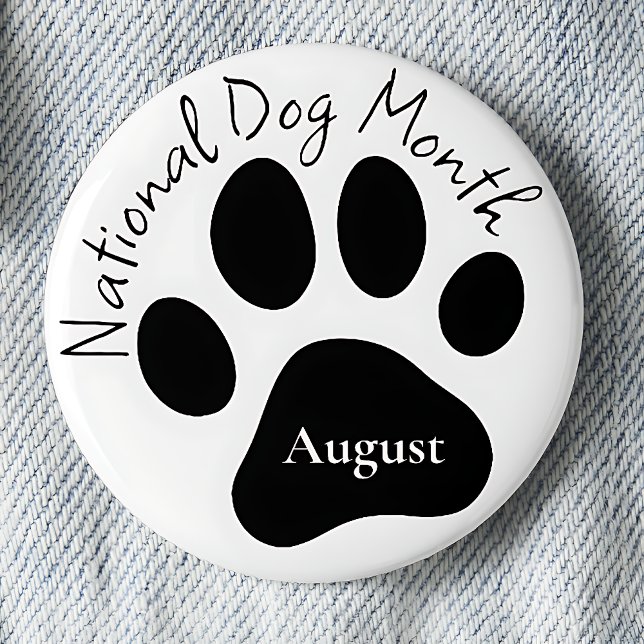 August National Dog Month Button (Creator Uploaded)