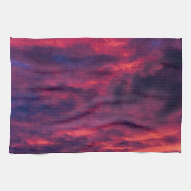 august red kitchen towel (Horizontal)