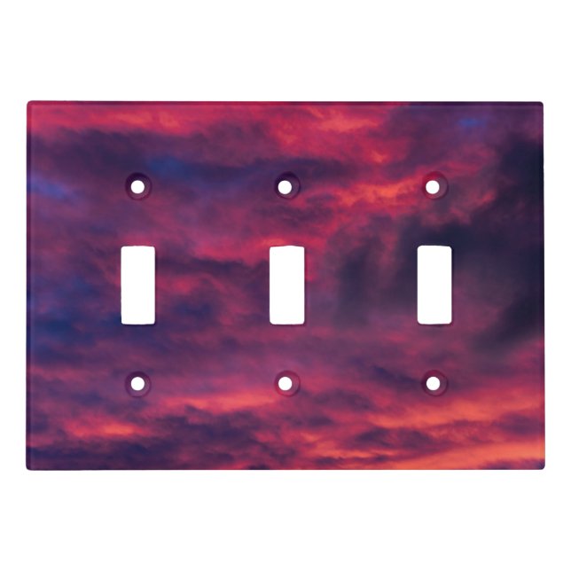 august red light switch cover (Front)