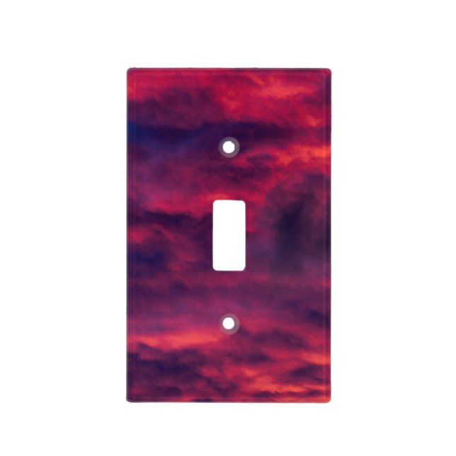august red light switch cover (Front)