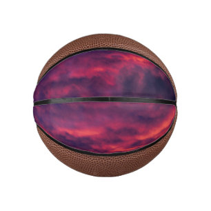 august red mini basketball