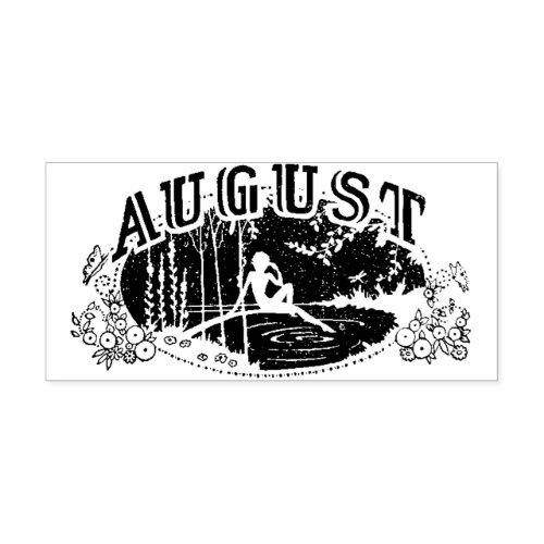 August Rubber Stamp 