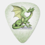 August’s Birthstone Dragon: Peridot Guitar Pick at Zazzle