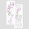 August’s Flame: Gladiolus Bloom Bookmark