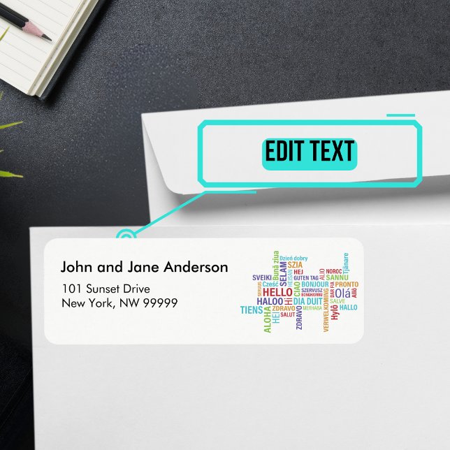 August Themed Personalized Address Label (Please enjoy our mailing labels. There is one for every month.)