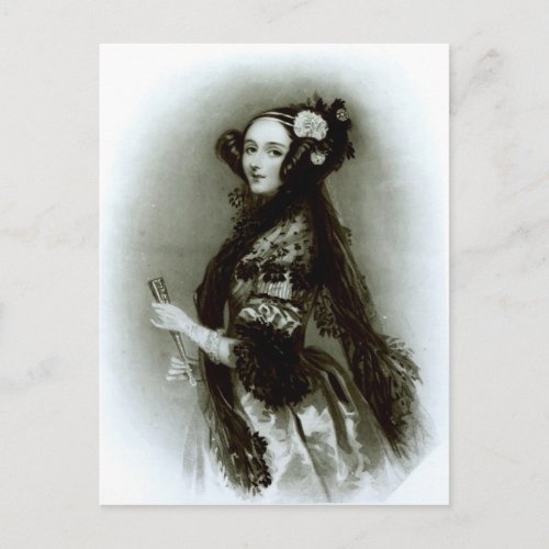 Augusta Ada Byron  Countess of Lovelace Postcard