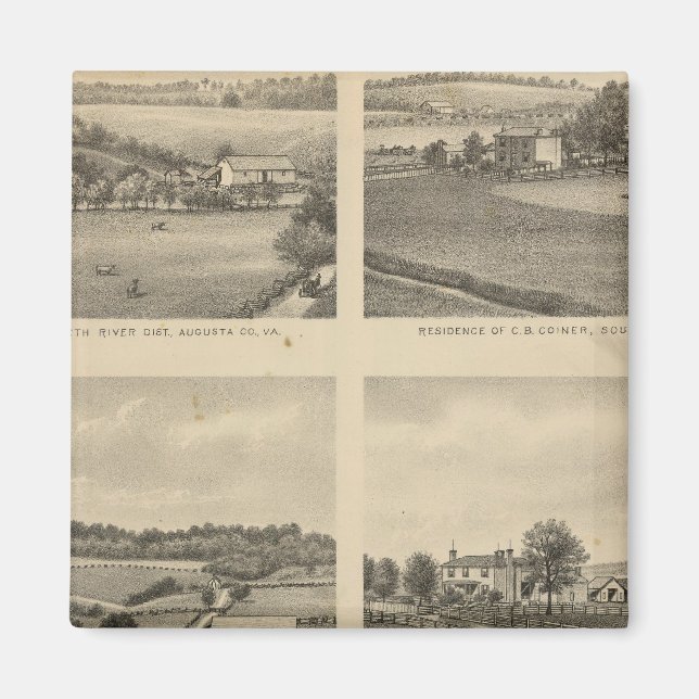 Augusta County residences Magnet (Front)