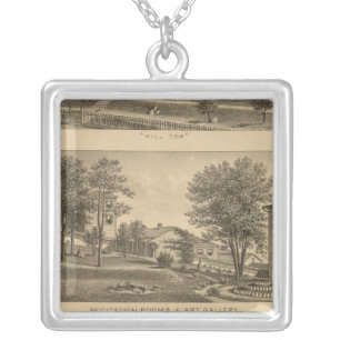 Augusta Female Seminary, Virginia Silver Plated Necklace