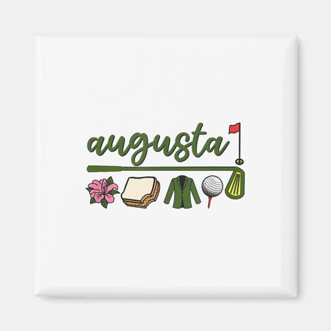 Augusta Georgia, Azalea, Golf, Pimento Cheese, Jac Magnet (Front)