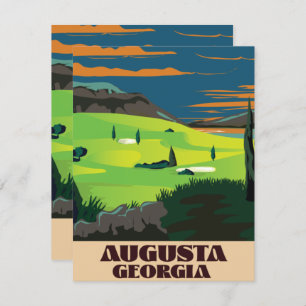 Augusta Georgia Golf poster