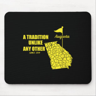 Augusta Georgia Golfing Shirt Golf In April Mouse Pad