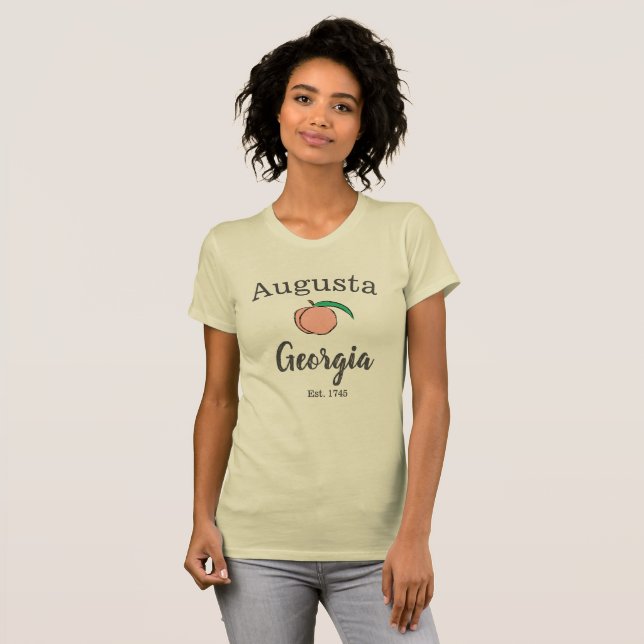 Augusta Georgia Peach T-Shirt for women 2 (Front Full)
