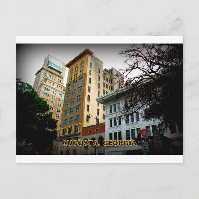 AUGUSTA, GEORGIA POSTCARD (Front)