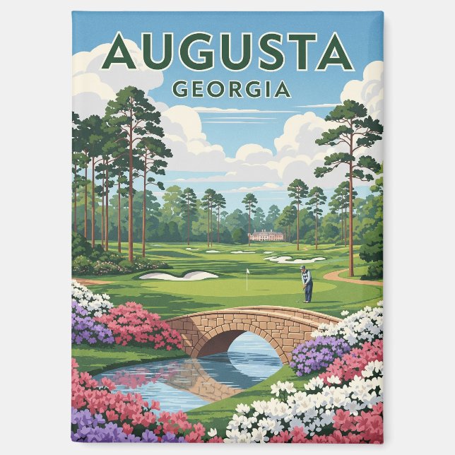 Augusta Georgia Travel Magnet (Front)