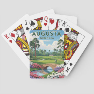 Augusta Georgia Travel Poker Cards
