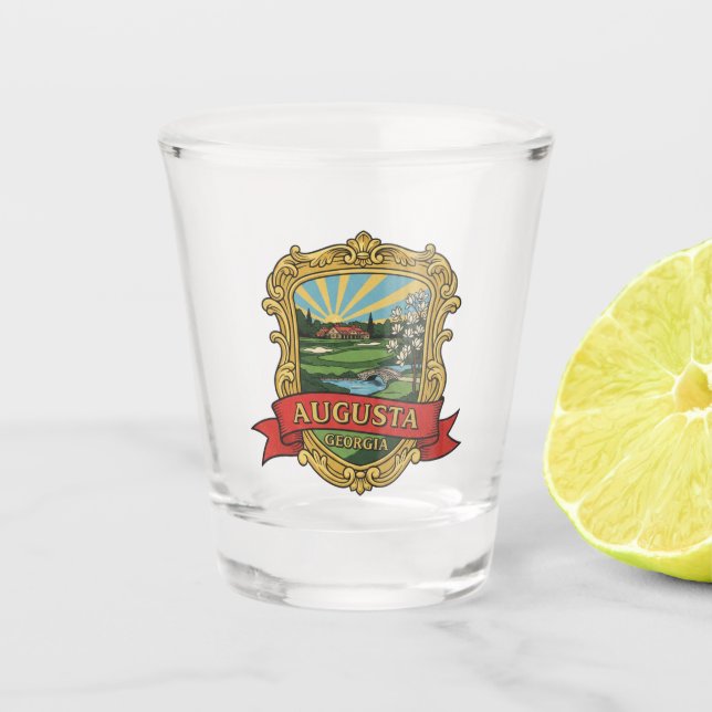 Augusta Georgia Travel Shot Glass (Front)