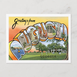 Augusta Georgia Travel US City Postcard
