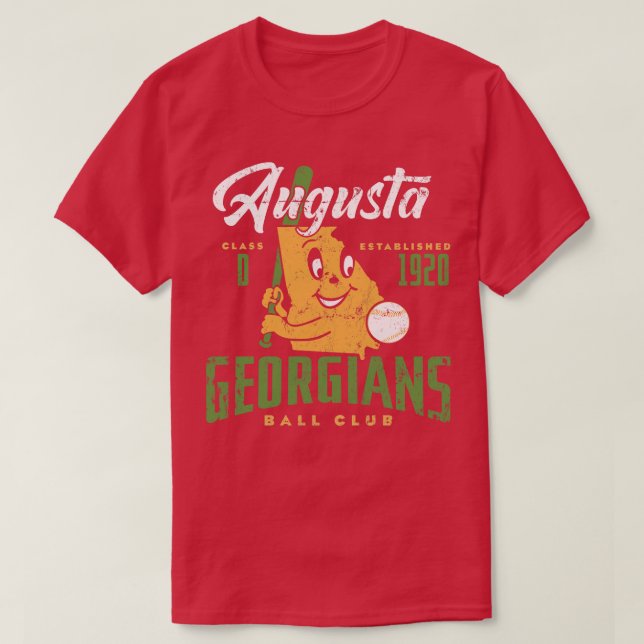 Augusta Georgians Baseball T-Shirt (Design Front)
