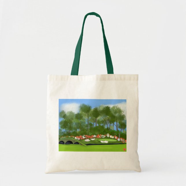 Augusta Golf 12th Hole Tote Bag (Front)