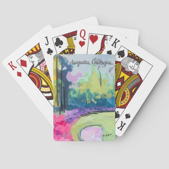 Augusta Golf Poker Cards (Back)