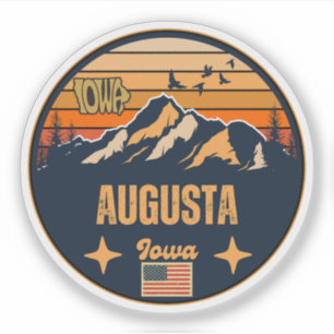 Augusta, Iowa, United States Sticker