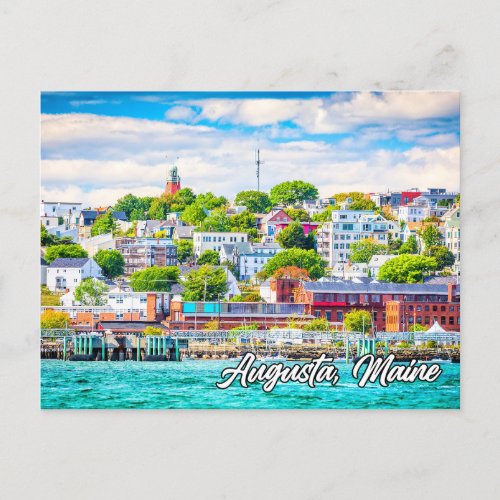 Augusta Maine USA Postcard