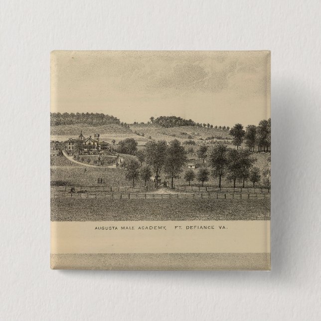 Augusta Male Academy Seawright property Pinback Button (Front)