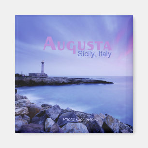 Augusta Sicily Italy Travel Souvenir Fridge Magnet