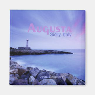 Augusta Sicily Italy Travel Souvenir Fridge Magnet
