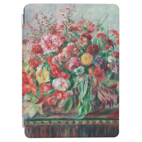 Auguste Renoir _ Basket Of Flowers iPad Air Cover